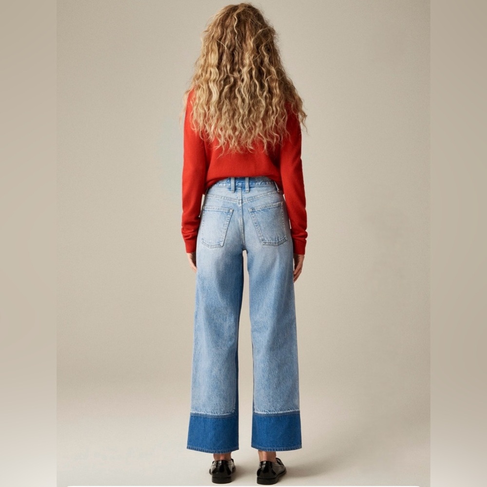 J. Crew Wide Leg Jeans
